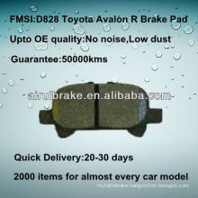 Toyota Camry disc Rear brake pad D828